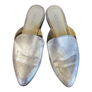 Chinese Laundry Snakeskin Mules Metallic Snakeskin 10 Indie Sleeze‎  Minimalist